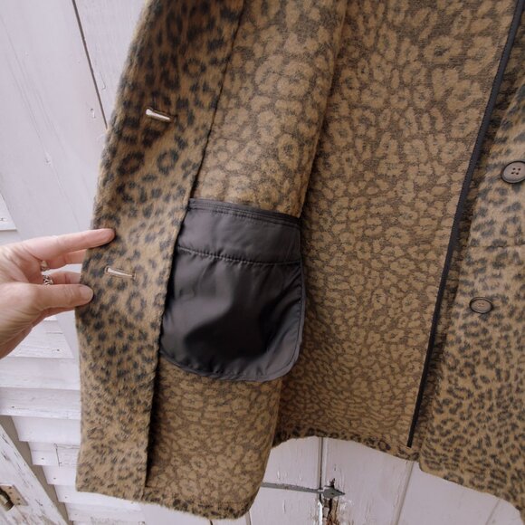 Old Navy Leopard Print Long Line Cardigan Coat, Women's S - Picture 11 of 13